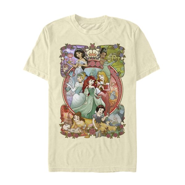 Men_s Disney Princesses Vintage Collage T-Shirt