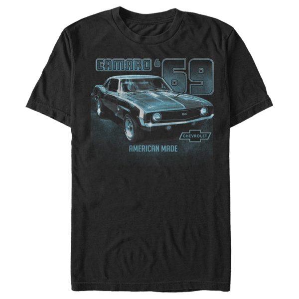 Men_s General Motors Chevy Camaro American T-Shirt