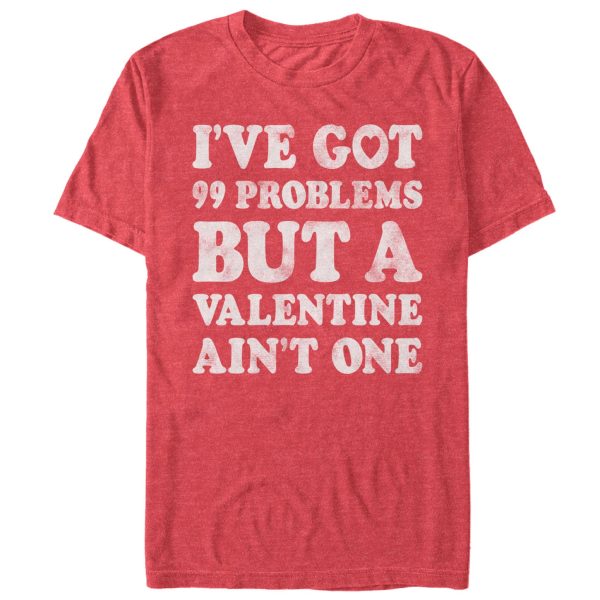 Men_s Lost Gods 99 Problems But a Valentine Ain_t One T-Shirt