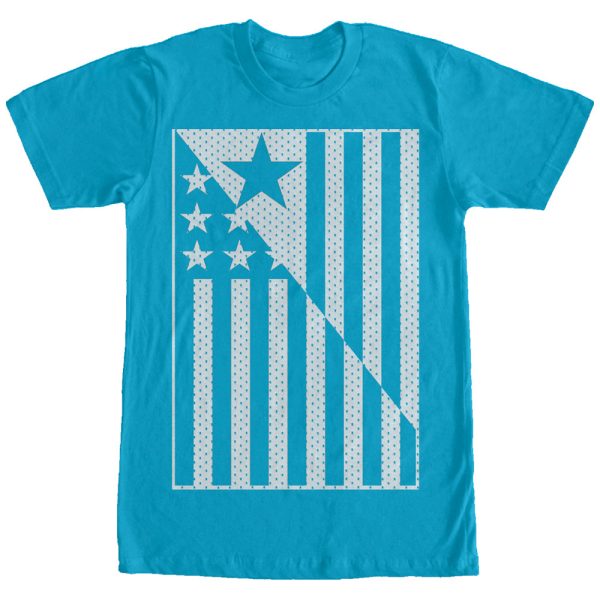 Men_s Lost Gods American Flag Jersey Print T-Shirt