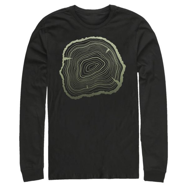 Men_s Lost Gods Ancient Tree Rings Long Sleeve Shirt