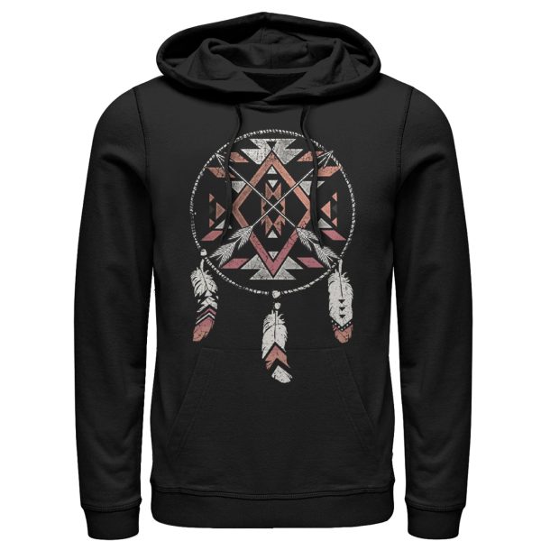 Men_s Lost Gods Arrow Dream Catcher Pull Over Hoodie