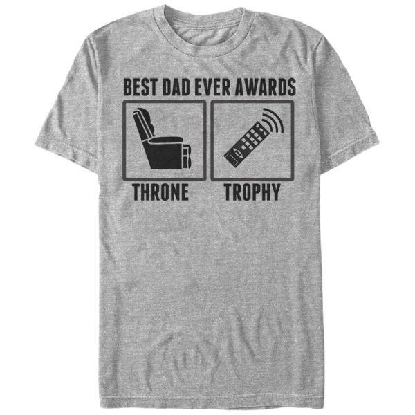 Men_s Lost Gods Best Dad Ever Awards T-Shirt