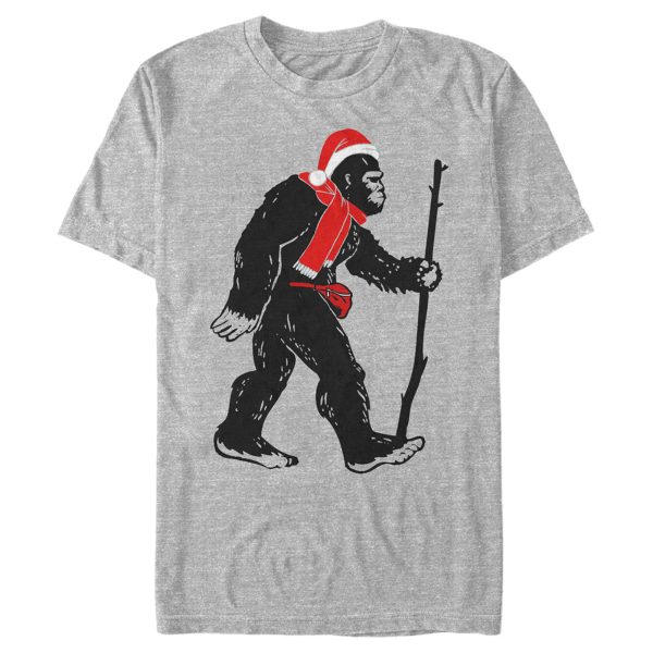 Men_s Lost Gods Bigfoot Christmas T-Shirt