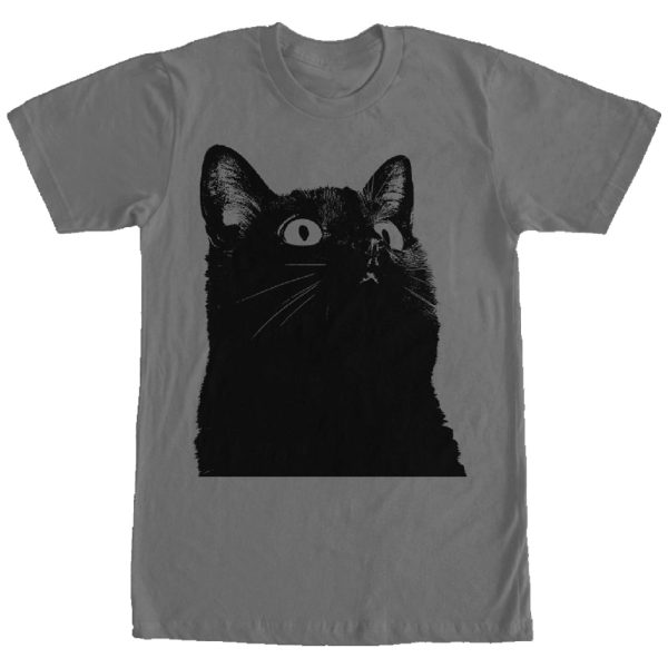 Men_s Lost Gods Black Cat Profile T-Shirt