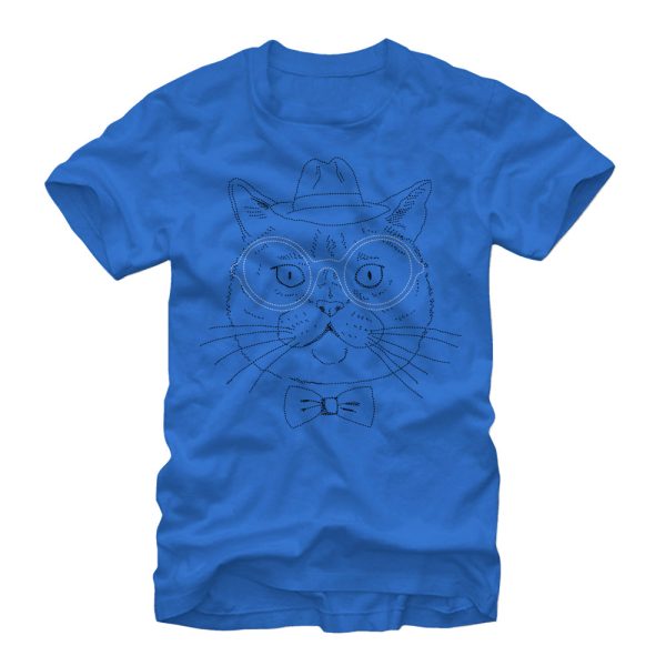 Men_s Lost Gods Bow Tie Cat T-Shirt