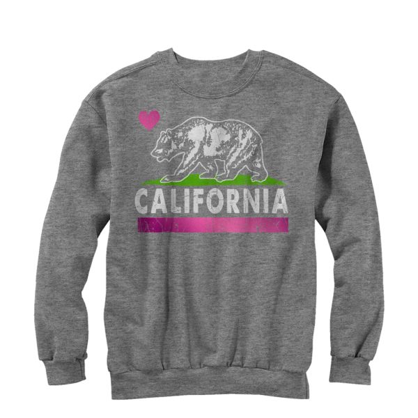 Men_s Lost Gods California Bear Heart Sweatshirt