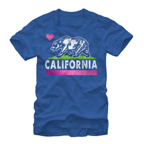 Men_s Lost Gods California Bear Heart T-Shirt