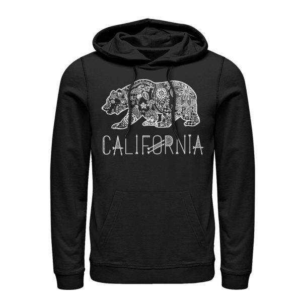 Men_s Lost Gods California Henna Bear Pull Over Hoodie