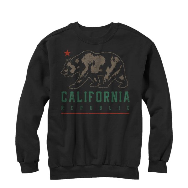 Men_s Lost Gods California Republic Bear Shadow Sweatshirt