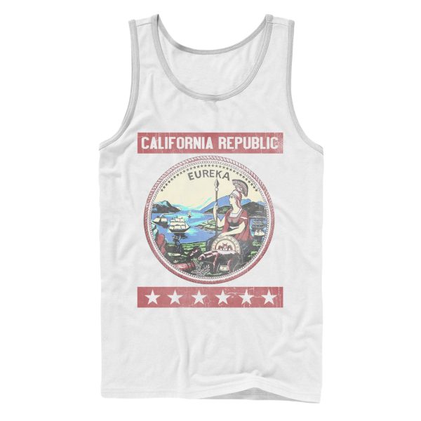 Men_s Lost Gods California Republic Seal Tank Top