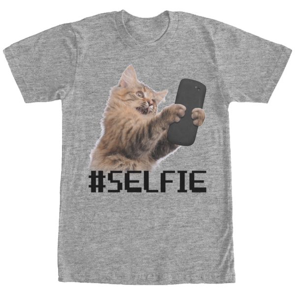 Men_s Lost Gods Cat Selfie T-Shirt