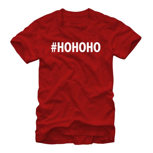 Men_s Lost Gods Christmas Hashtag Ho Ho Ho T-Shirt