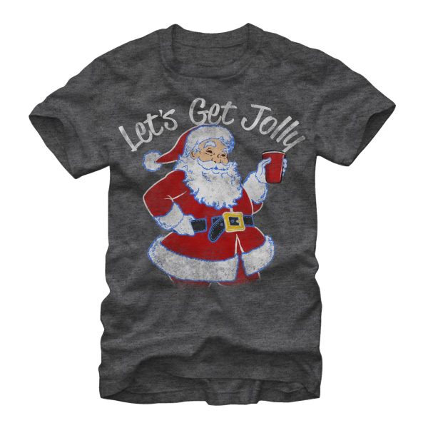 Men_s Lost Gods Christmas Let_s Get Jolly T-Shirt