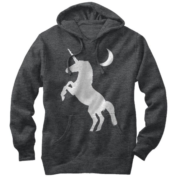 Men_s Lost Gods Crescent Moon Unicorn Pull Over Hoodie