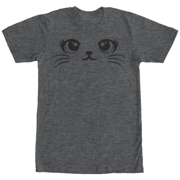 Men_s Lost Gods Cute Cat Face T-Shirt