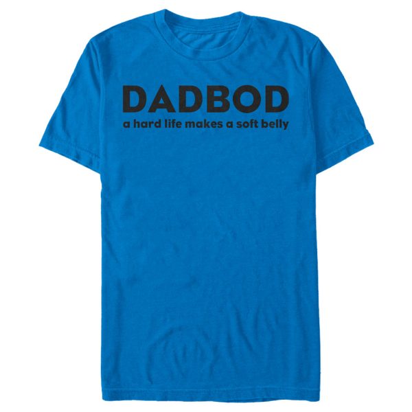 Men_s Lost Gods Dad Bod Hard Life Soft Belly T-Shirt