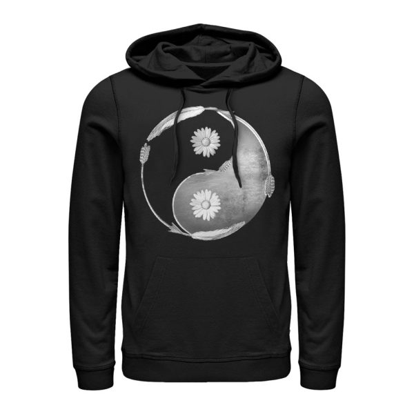 Men_s Lost Gods Daisy Arrow Yin Yang Pull Over Hoodie