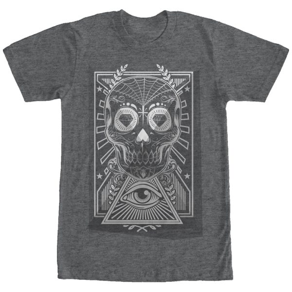 Men_s Lost Gods Diamond Sugar Skull T-Shirt