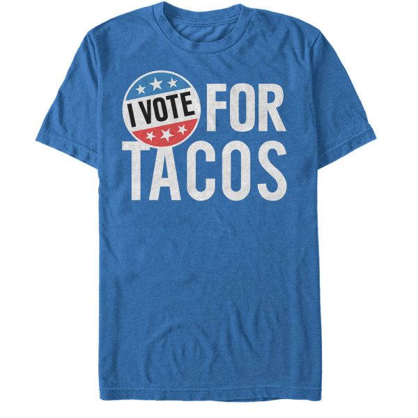 Men_s Lost Gods Election I Vote for Tacos T-Shirt