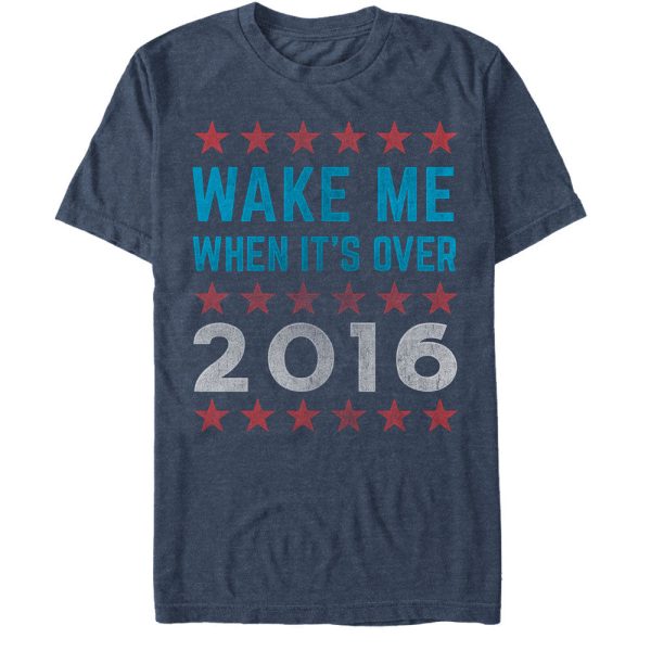 Men_s Lost Gods Election Wake Me When It_s Over 2016 T-Shirt