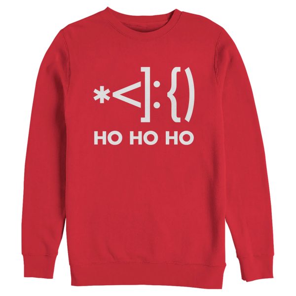 Men_s Lost Gods Emoticon Santa Sweatshirt