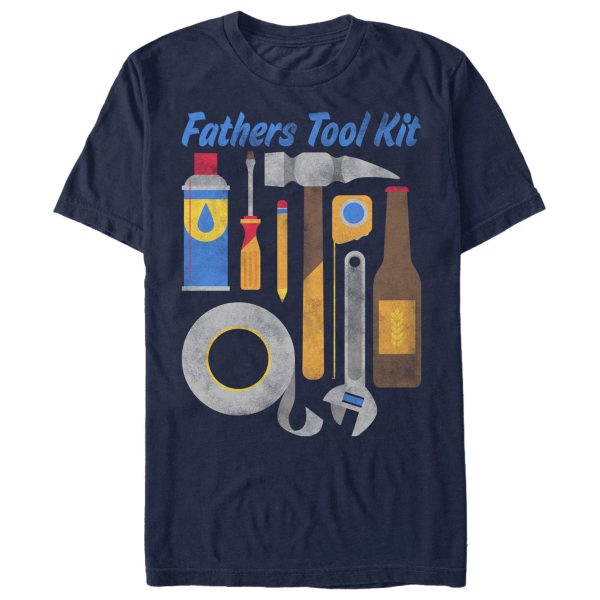 Men_s Lost Gods Father_s Day Tool Kit Cartoon T-Shirt