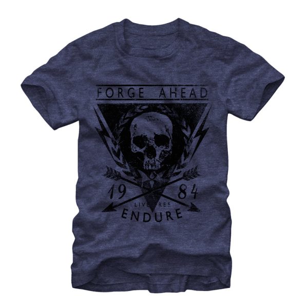 Men_s Lost Gods Forge Ahead Skull T-Shirt