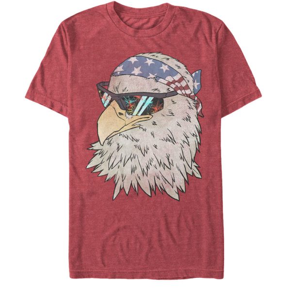 Men_s Lost Gods Fourth of July American Eagle in Bandana T-Shirt