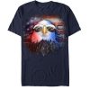 Men_s Lost Gods Fourth of July American Eagle in Sunglasses T-Shirt
