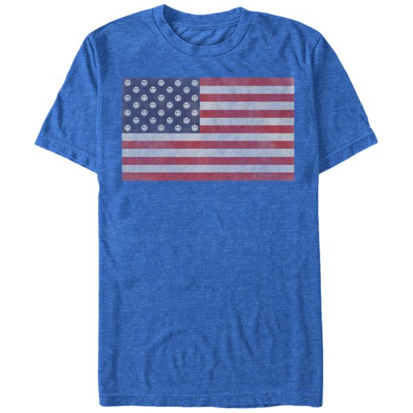 Men_s Lost Gods Fourth of July American Flag Smiley Face T-Shirt