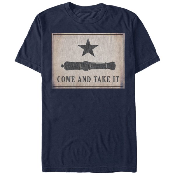 Men_s Lost Gods Fourth of July Come and Take It Cannon T-Shirt