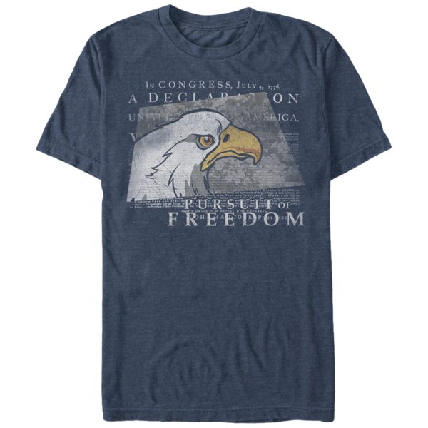 Men_s Lost Gods Fourth of July Declaration of Independence Eagle T-Shirt