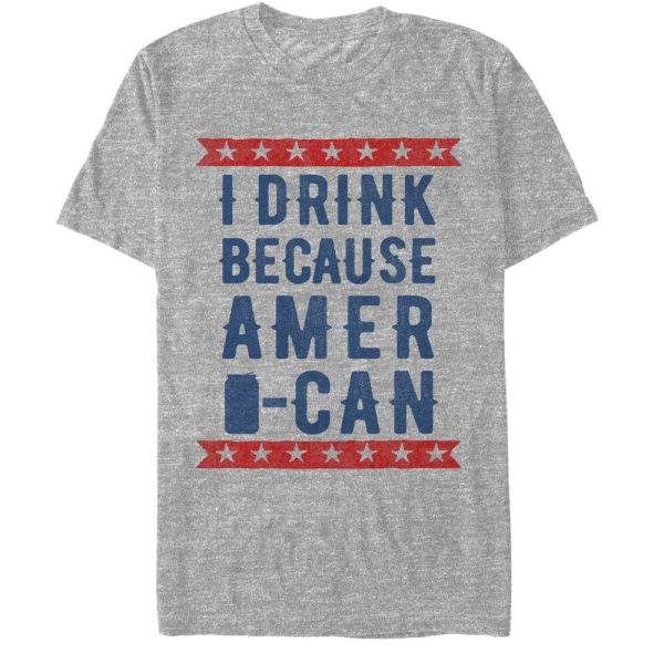 Men_s Lost Gods Fourth of July Drink American T-Shirt