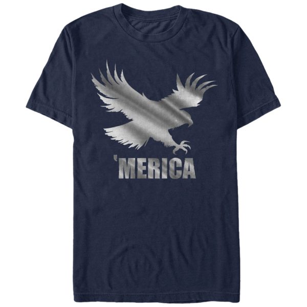 Men_s Lost Gods Fourth of July Merica Eagle T-Shirt