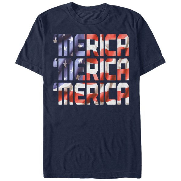 Men_s Lost Gods Fourth of July Merica Flag T-Shirt