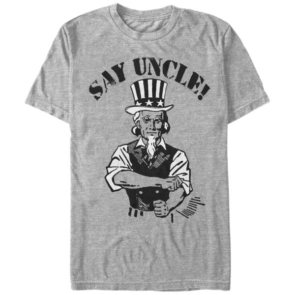 Men_s Lost Gods Fourth of July Say Uncle Sam T-Shirt