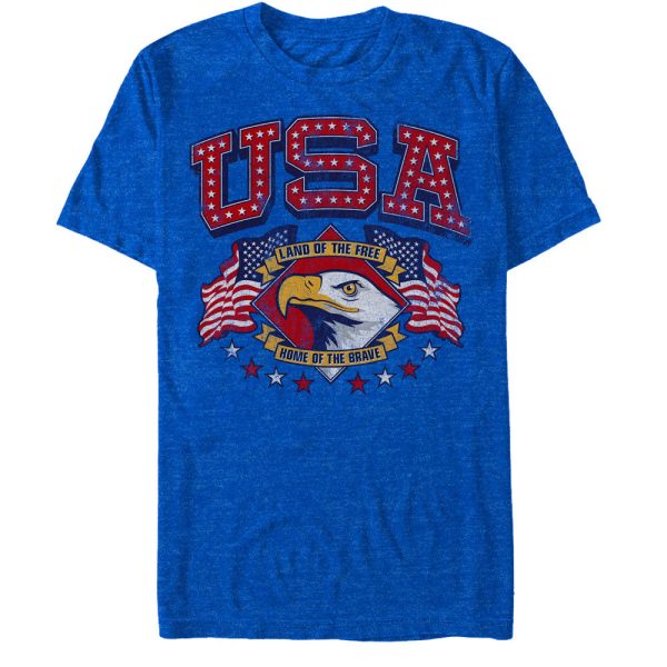 Men_s Lost Gods Fourth of July USA Free Brave T-Shirt