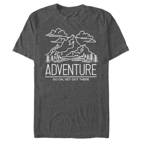 Men_s Lost Gods Go On Adventure Line T-Shirt