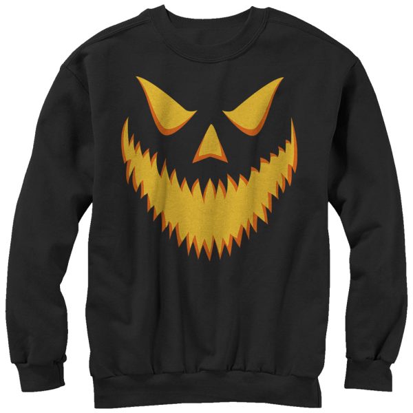 Men_s Lost Gods Halloween Jack-o_-Lantern Grin Sweatshirt