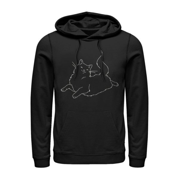 Men_s Lost Gods Happy Cat Pull Over Hoodie