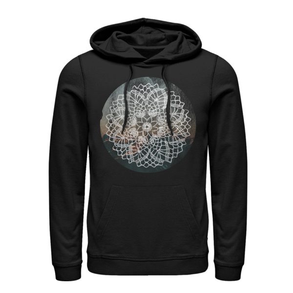 Men_s Lost Gods Henna Circle Landscape Pull Over Hoodie