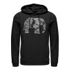 Men_s Lost Gods Henna Elephant Design Pull Over Hoodie