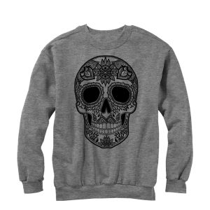 Men_s Lost Gods Henna Print Skull Sweatshirt