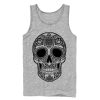 Men_s Lost Gods Henna Print Skull Tank Top