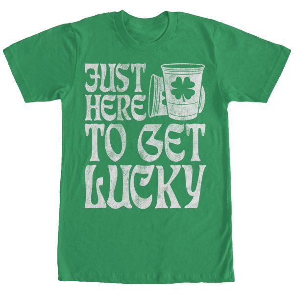 Men_s Lost Gods Here to Get Lucky T-Shirt