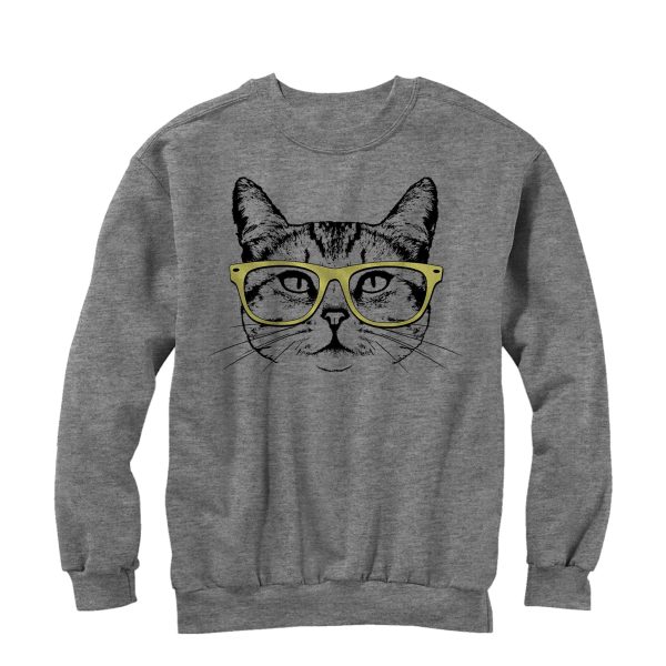 Men_s Lost Gods Hipster Kitty Sweatshirt