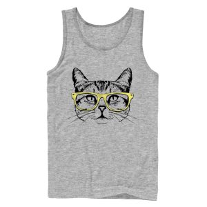 Men_s Lost Gods Hipster Kitty Tank Top