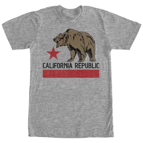 Men_s Lost Gods Hungry California Republic Bear T-Shirt