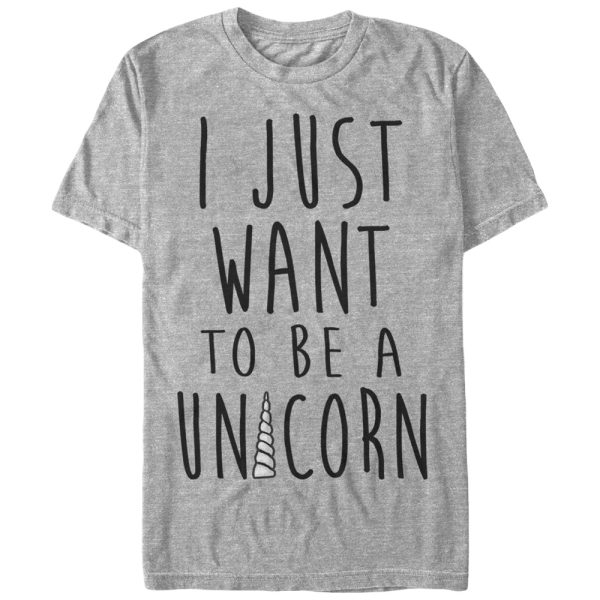 Men_s Lost Gods I Just Want to be a Unicorn T-Shirt